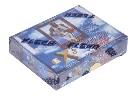1996-97 Fleer Skybox E-X2000 Basketball Factory Sealed Unopened Hobby Box (24 Packs) – Possible Kobe Bryant Rookie Cards!